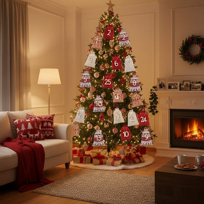 Christmas Advent Calendar Kit – 24 Custom Photo Magnets (Upload or Pre-Designed) PRE-ORDER