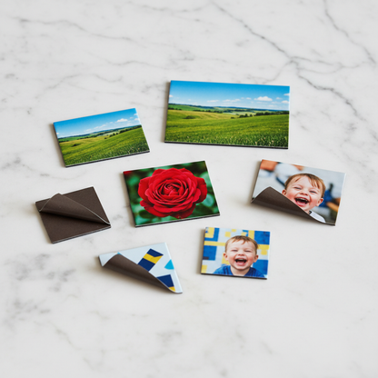 Flexible magnets flat lay