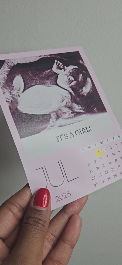 Custom Photo Magnet Calendar – Set of 12 (One for Each Month)