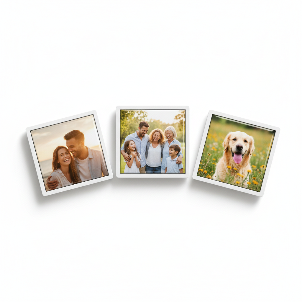 Personalised 2x2 Square Photo Magnet 💛